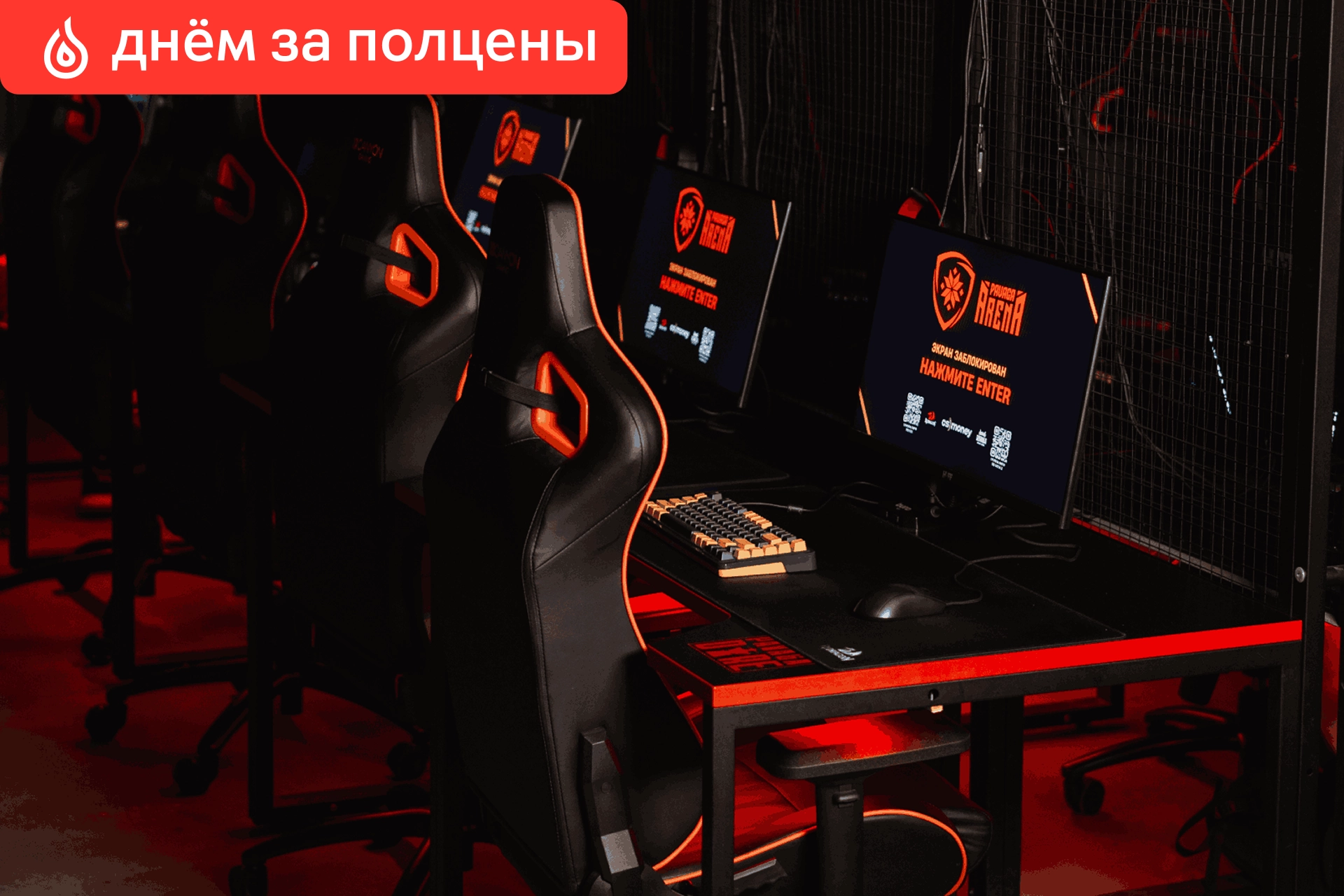 Играй в Pavaga Arena днём за полцены