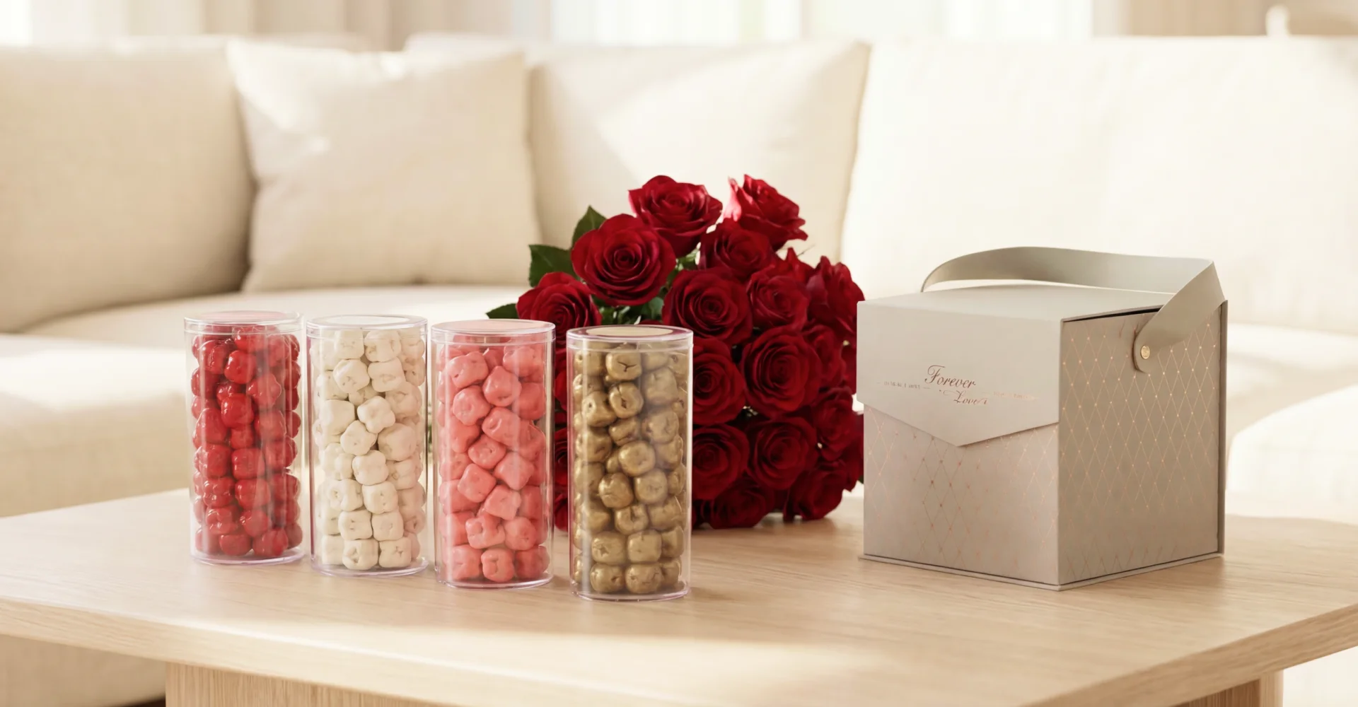 Набор драже «Love Collection Box» — четыре вкуса со скидкой 10%