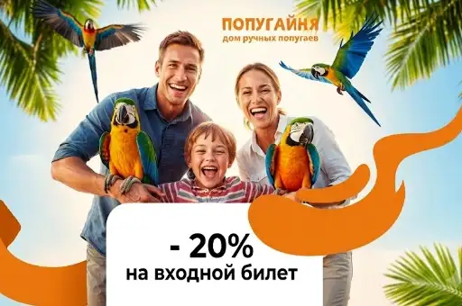 Скидка 20% на входной билет