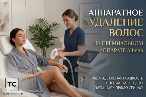 Аппаратное удаление волос со скидкой до 63%