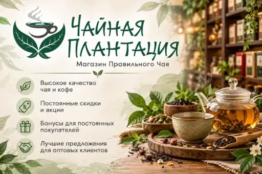 -5% на весь ассортимент чая